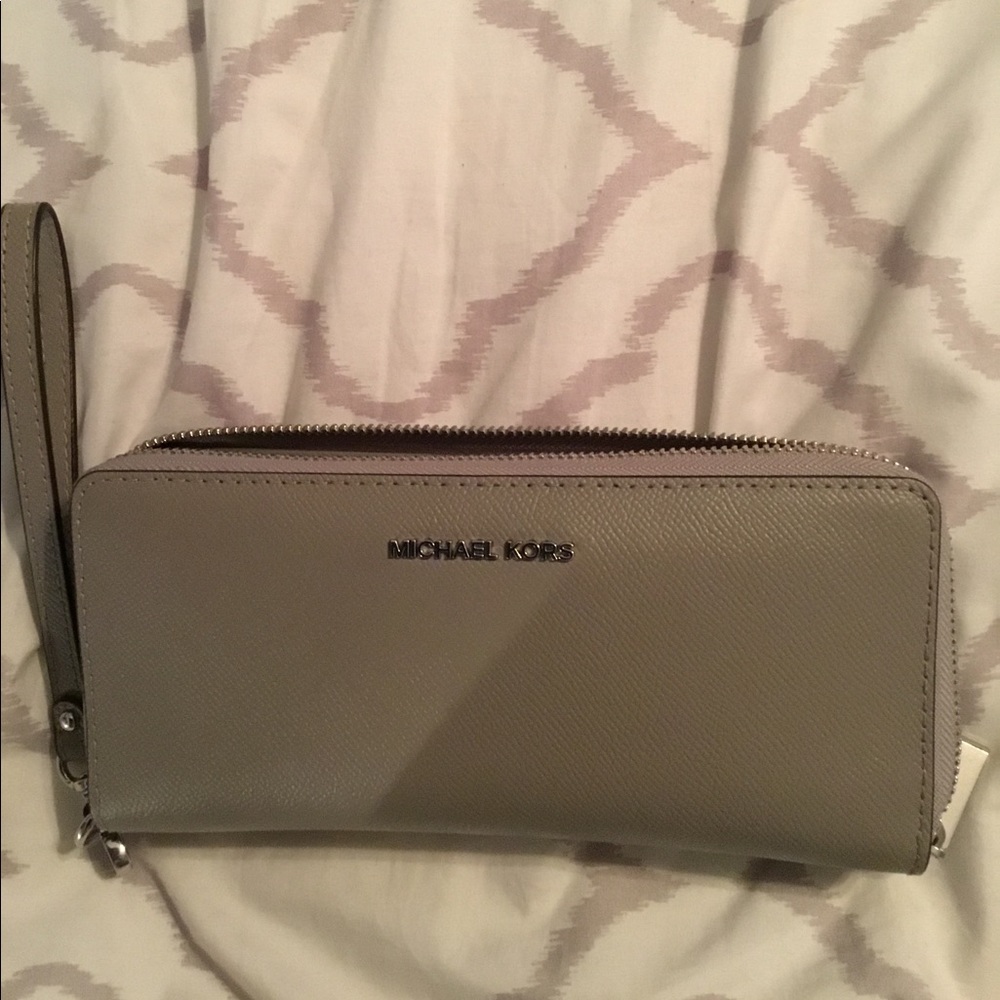 Grey Michael Kors wallet